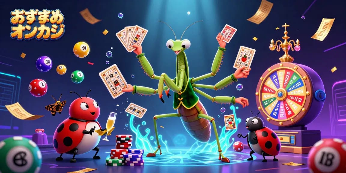 おすすめオンカジで最高のゲーム体験を提供する、ダイナミックなカジノシーン。