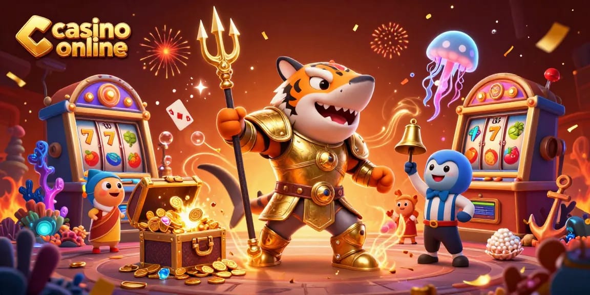 Joacă și câștigă la casino online cu un tigrul dragon feroce subacvatic în mijlocul unei competiții electrizante.