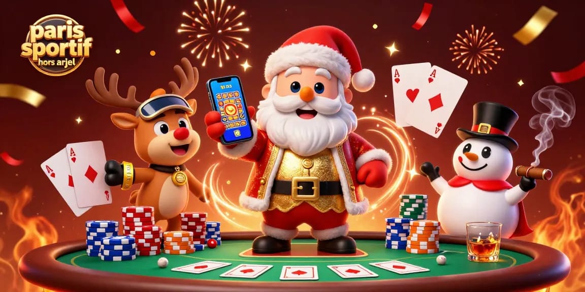 Pariez sur des sports avec paris sportif hors ARJEL dans une scène entièrement festive de casino.