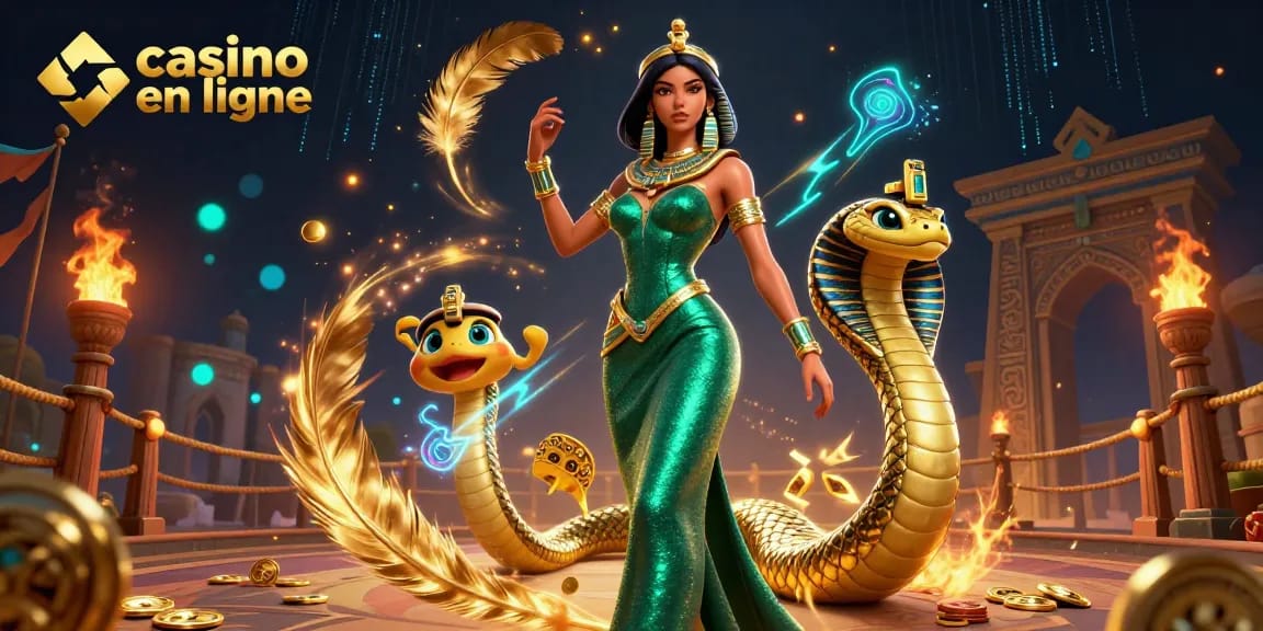 Vivez l'excitation du casino en ligne avec des visuels étincelants et des personnages palpitants.