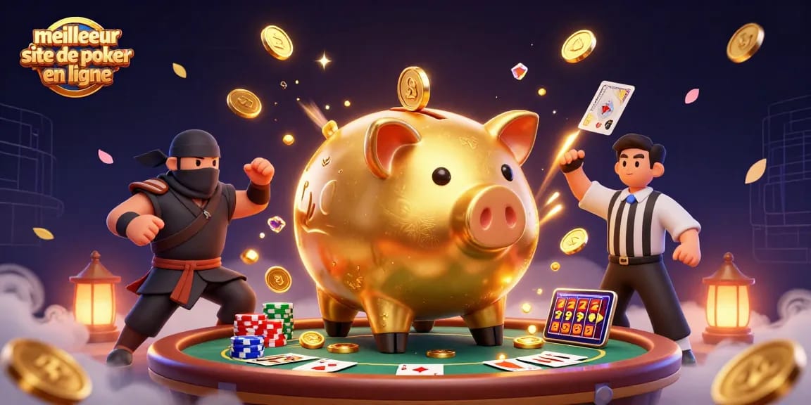 Exploitez le meilleur site de poker en ligne avec des personnages amusants et des éléments captivants.