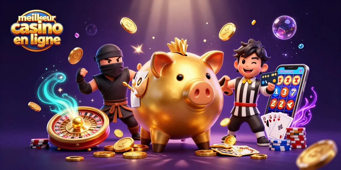 Jouez au meilleur casino en ligne avec des personnages animés et des éléments de jeu dynamiques.