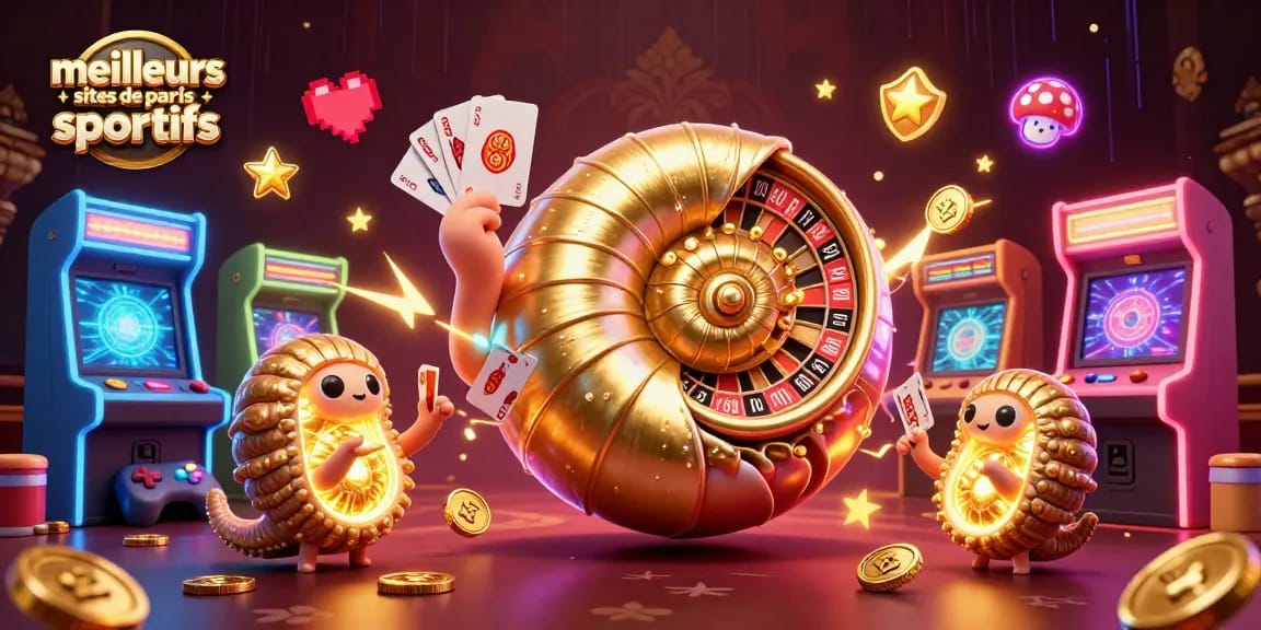 Pariez sur les meilleurs sites de paris sportifs avec cette illustration captivante de la roulette et des jeux de casino.