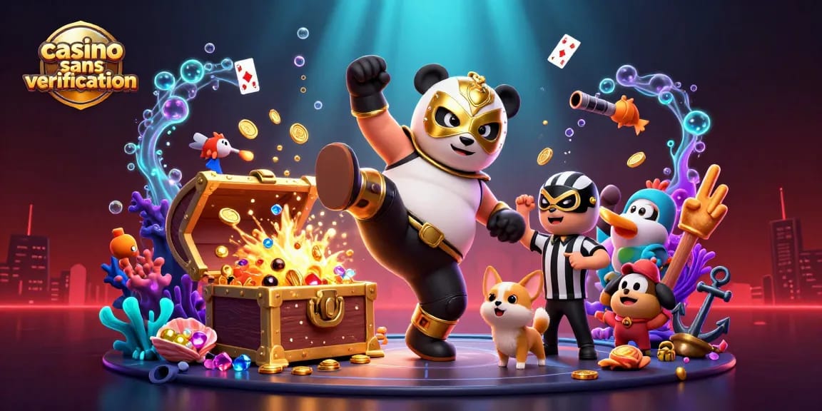 Gagnez avec le casino sans vérification grâce à des jeux de cartes flottants et des trésors sous-marins.