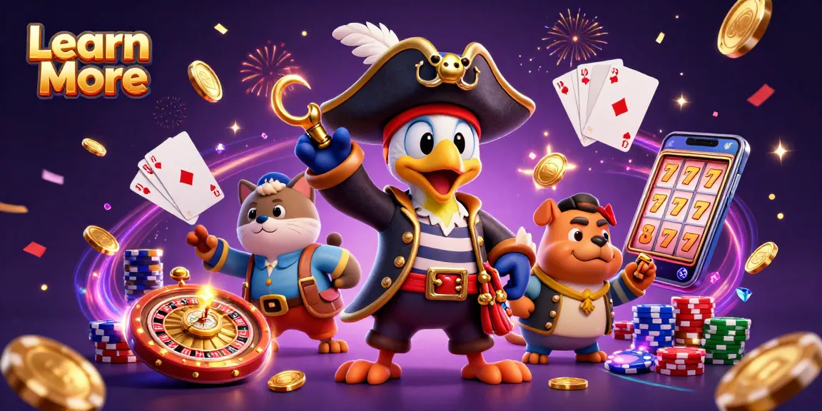 Learn More about winning strategies in online gambling with a lively casino illustration.