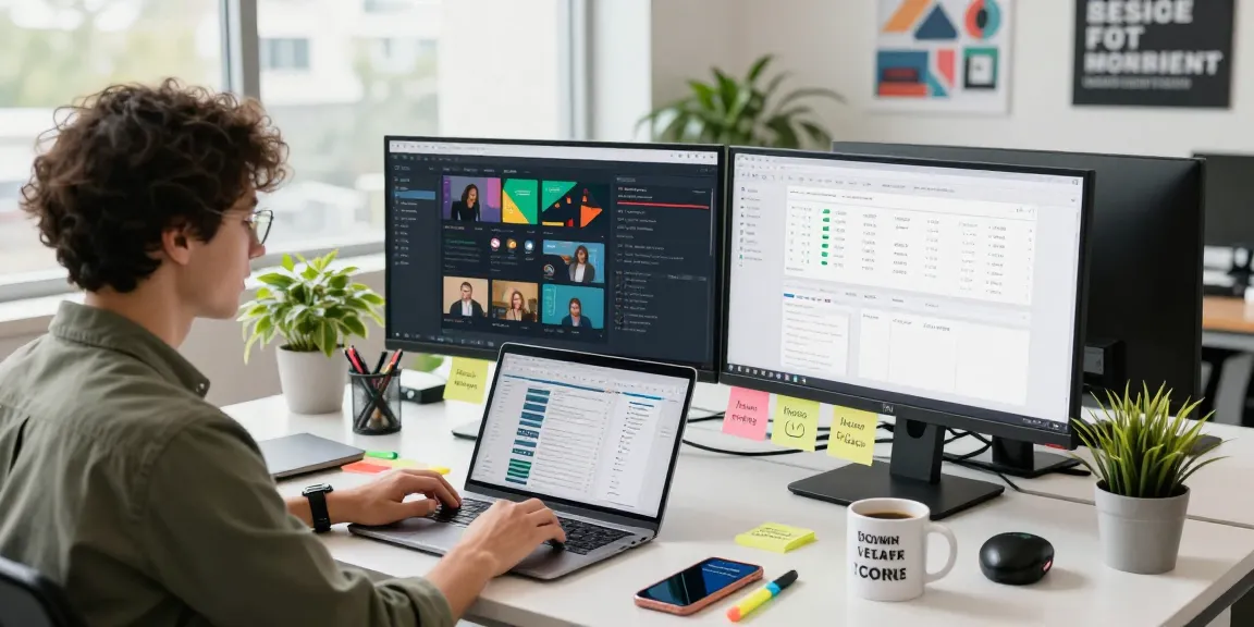 Engaging digital marketing workspace emphasizing telegraimin.com analytics and campaigns.
