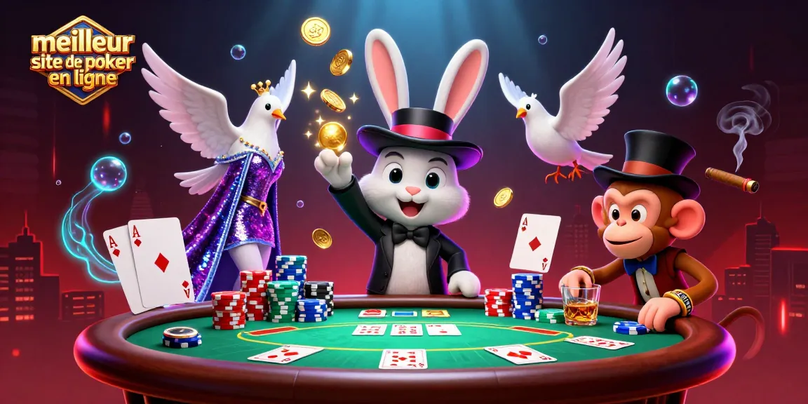 Découvrir le meilleur site de poker en ligne avec des personnages animés et des éléments de jeu captivants.