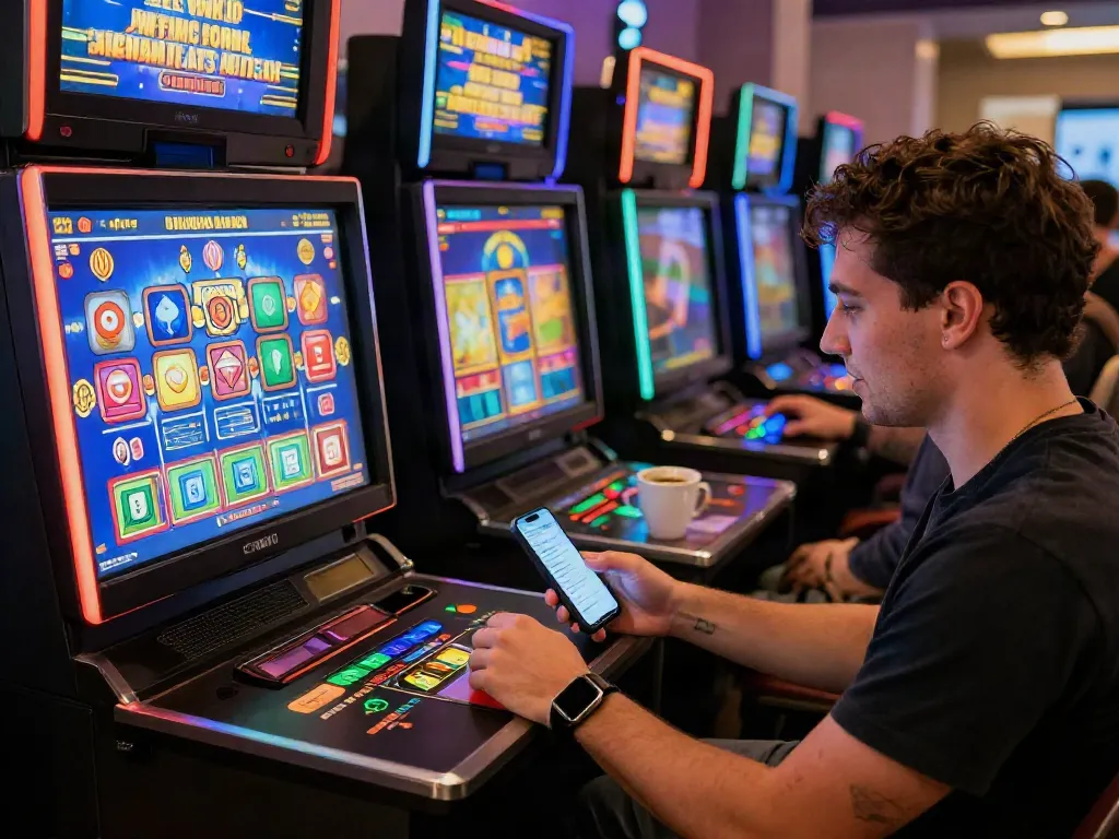 Online gaming scene with luxury12 slot machines and instant withdrawal features