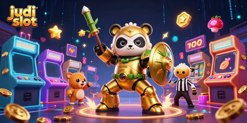 Menangkan hadiah besar dalam judi slot dengan simbol beruntung dan mesin slot yang memukau.