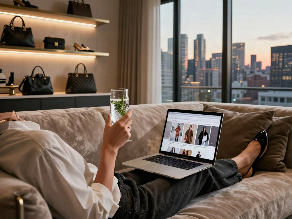 Gaya hidup mewah luxury111 di apartemen mewah dengan pemandangan kota yang menawan.