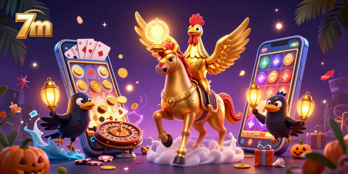 Experience thrilling games and vibrant visuals at 7m, featuring dynamic slot gameplay and enchanting casino ambiance.