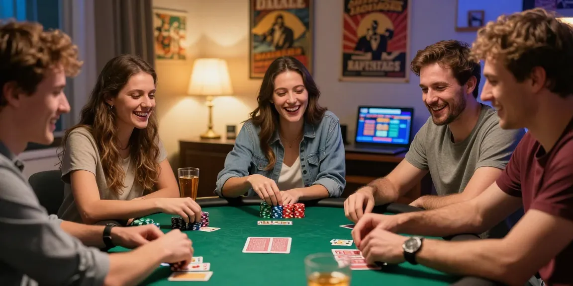 Friends enjoying a lively poker night while exploring casino senza AAMS options online in a cozy atmosphere.