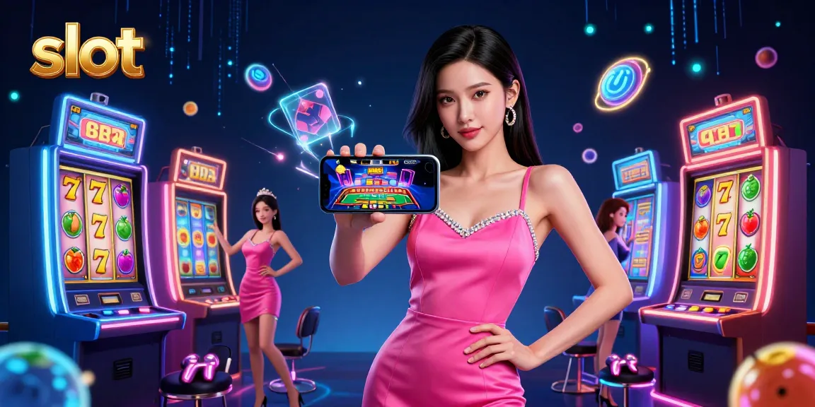 Spin thrilling slot machines while engaging with innovative game elements on a sleek smartphone
