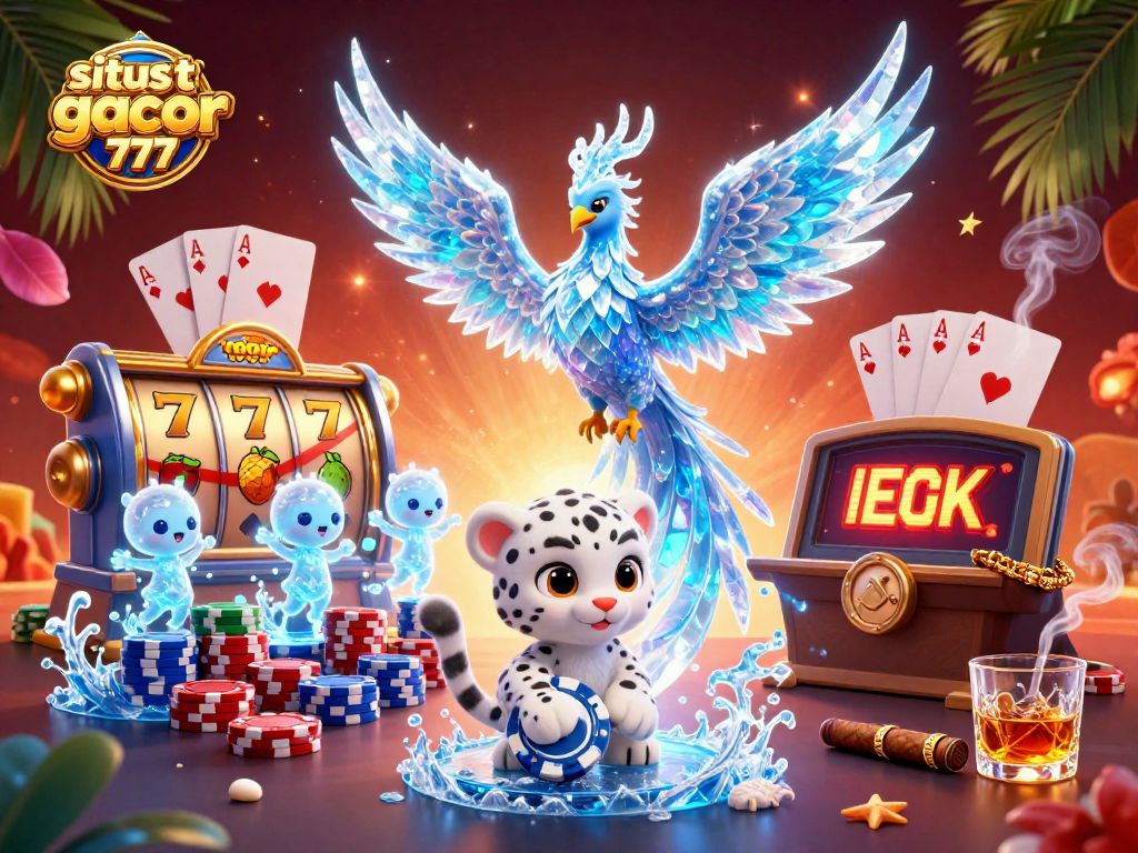 Sparkle in the action of situs slot gacor 777 as players engage with vibrant slot reels and iconic symbols.