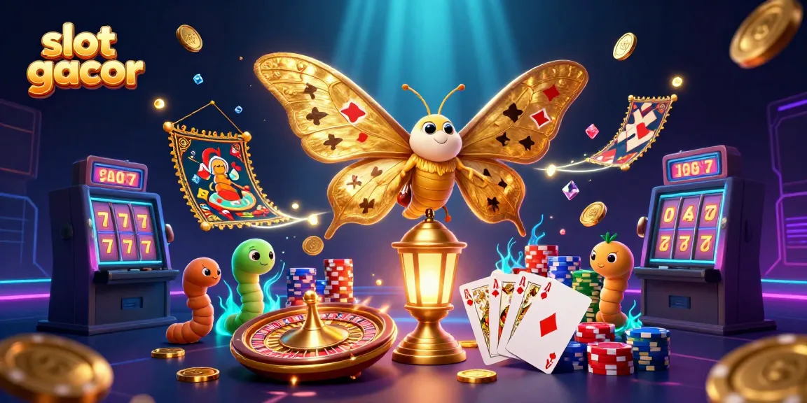 Experience thrilling wins with slot gacor in an enchanting casino scene featuring dazzling gameplay elements.