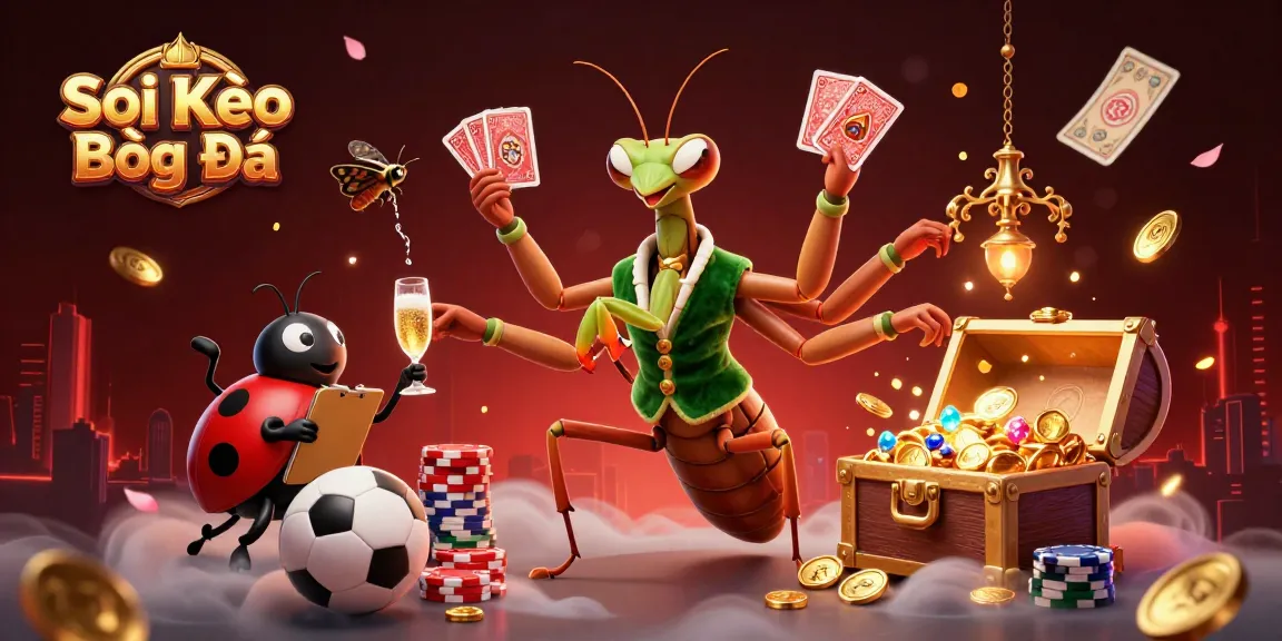 Soi Kèo Bóng Đá reveals thrilling sports betting strategies in an exciting 3D casino scene.