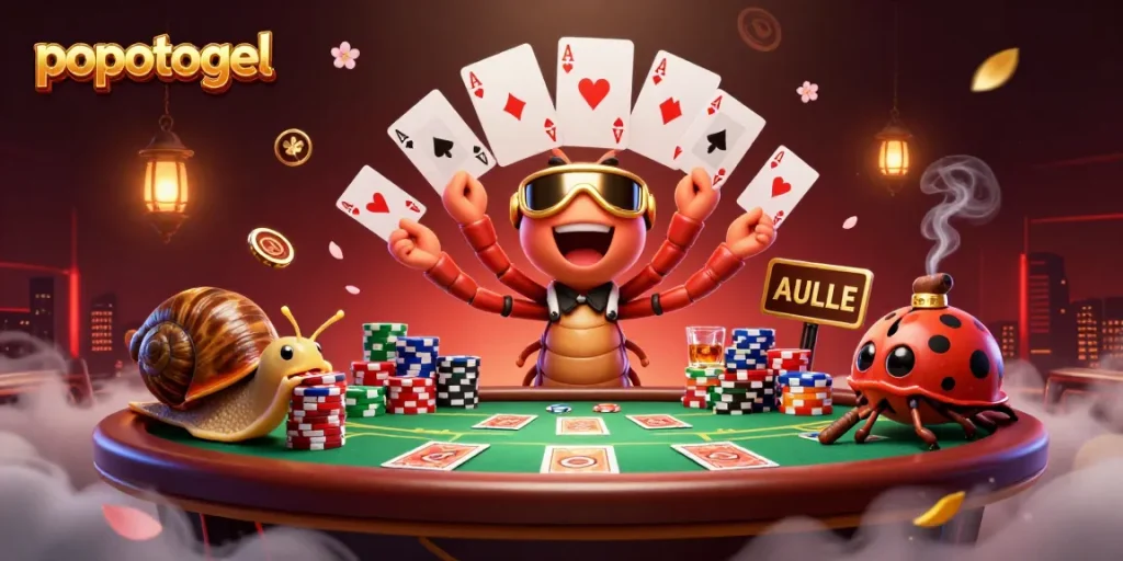Engage in thrilling action with popotogel as a vibrant cartoon dealer and high-roller elevate the casino experience.