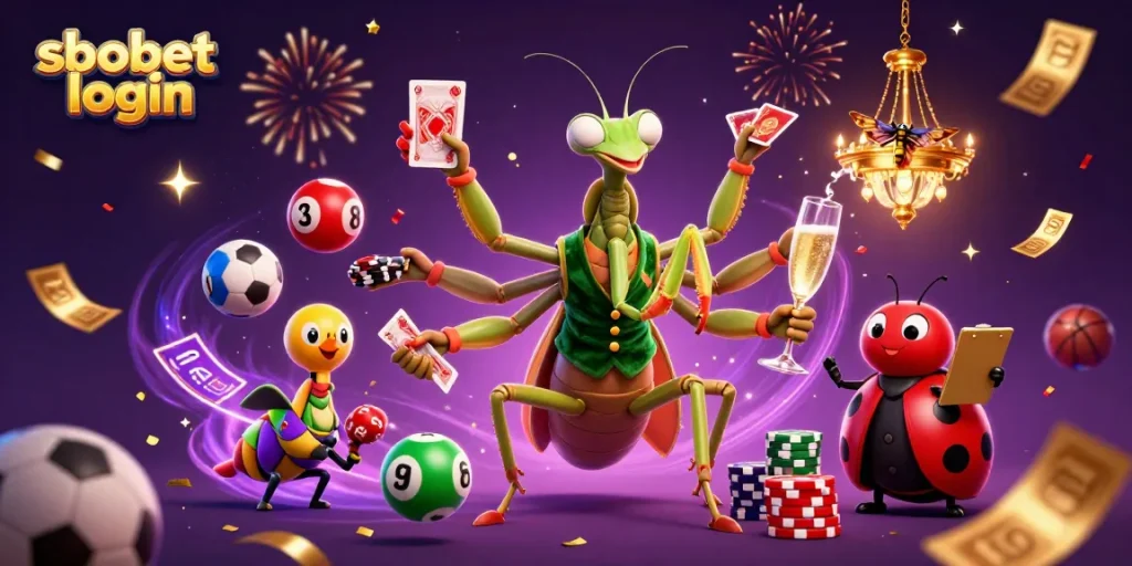 Experience thrilling sbobet login action with sports elements and vibrant casino energy!