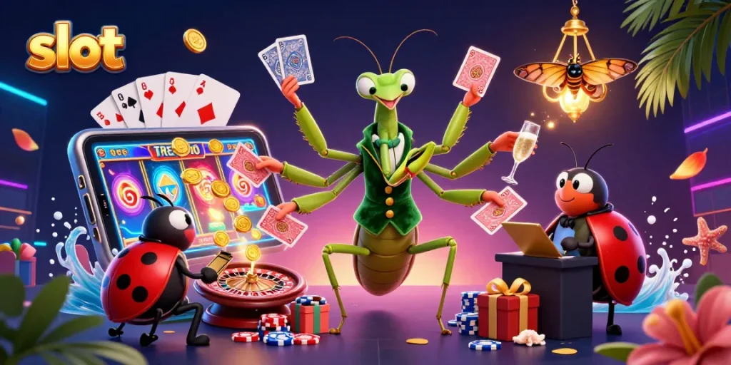 Memenangkan slot dengan permainan slot yang berwarna-warni dan menggembirakan di kasino virtual.